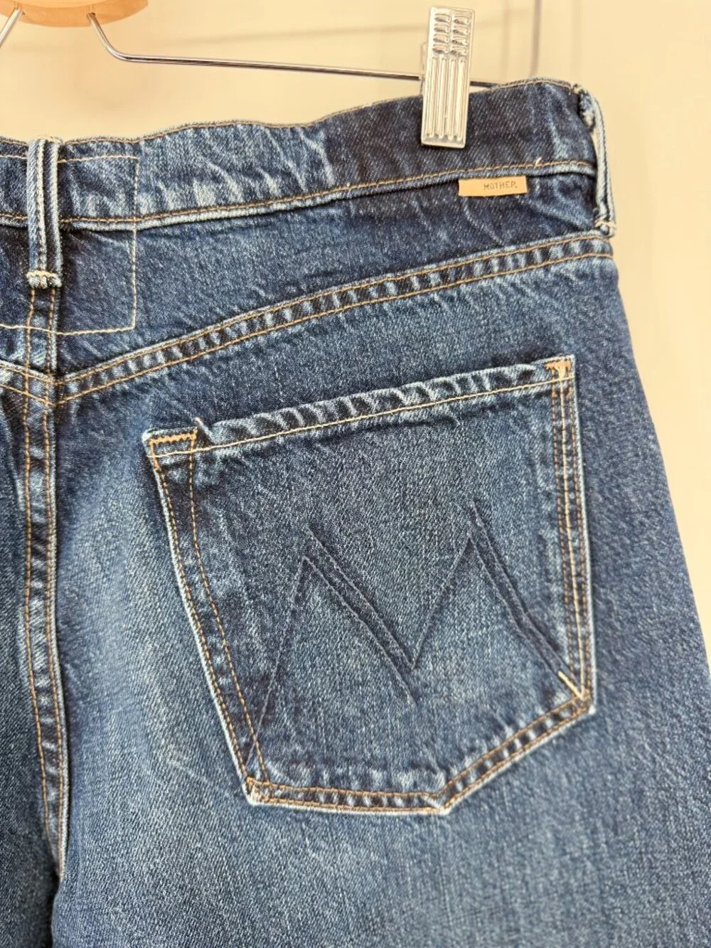 MOTHER Lil’ Spitfire Nerdy Cuff High Rise Jeans Size 29